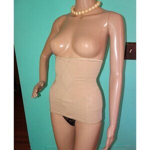 Shear Shapewear Beige Waist Cincher S tummy shaper clincher corset pinup retro